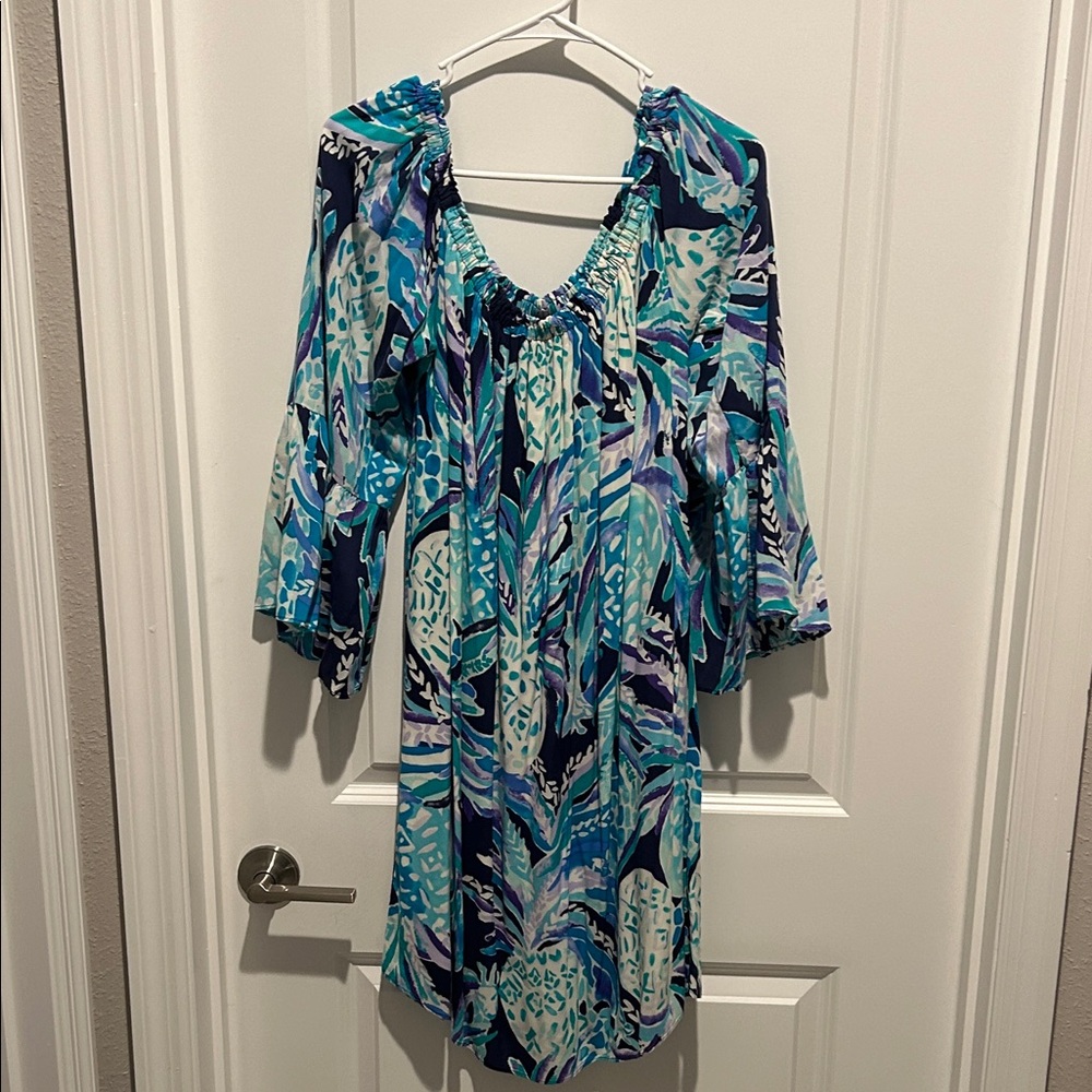 Lilly Pulitzer Vibrant Blue and Purple Dress